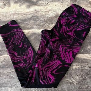 Reebok Purple/Black Leggings